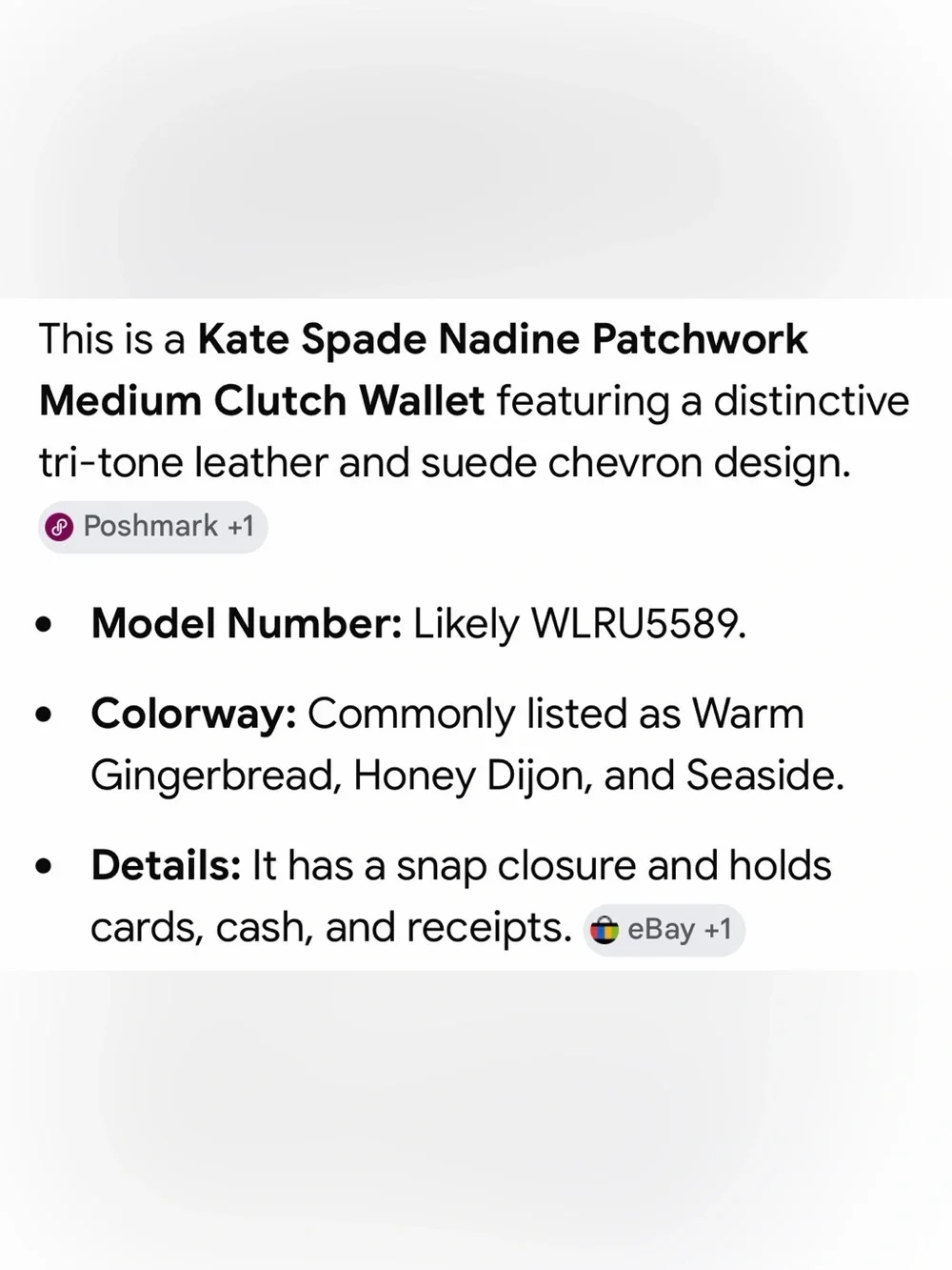kate spade Nadine Colorblock Leather & Suede Clutch - Light Blue, Mustard, Brown
